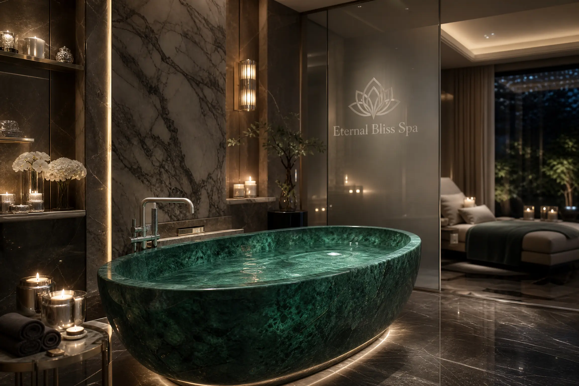 Private treatment suite at Eternal Bliss Spa